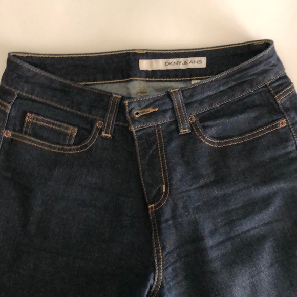 DKNY blue boot cut women JEANS As New - Picture 4 of 7